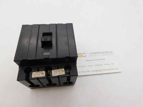 EHB34060 - Square D 60A Amp 3P Pole 14kA@480Y/277V Bolt On Circuit Breaker