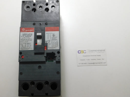 SFPA36AT0250 - GE 250A Amp 3P Pole 600V 100kA@480V Bolt On Circuit Breaker