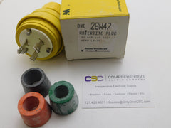 28W47 - Daniel Woodhead 30A Amp 2P Pole 125V Nema L5-30P Watertite Plug