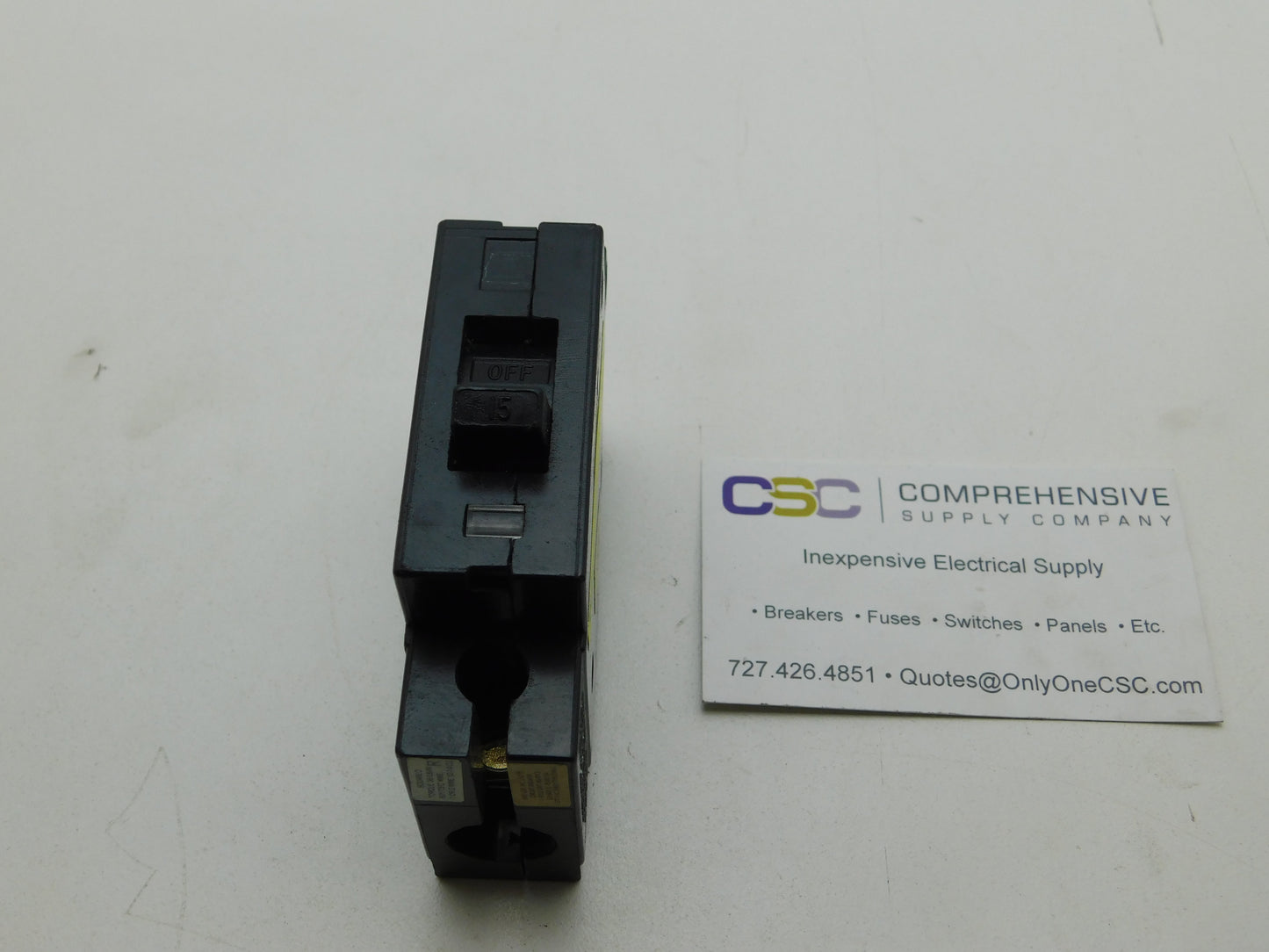 EHB14015 - Square D 15A Amp 1P Pole 14kA@277V Bolt On Circuit Breaker