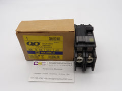 QOU240 - Square D 40A Amp 2P Pole 10kA@120/240V Feed Through Circuit Breaker