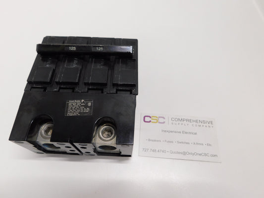 Q2125B - Siemens 125A Amp 2P Pole 10kA@120/240V Plug On Circuit Breaker