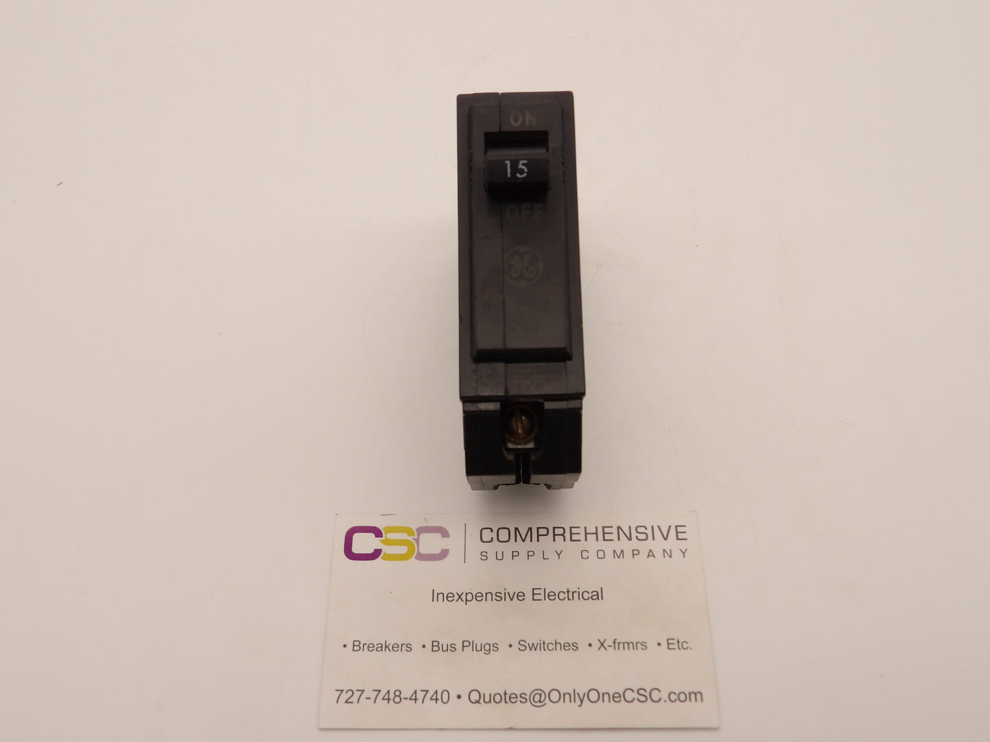 THQB1115 - GE 15A Amp 1P Pole 10kA@120/240V Bolt On Circuit Breaker