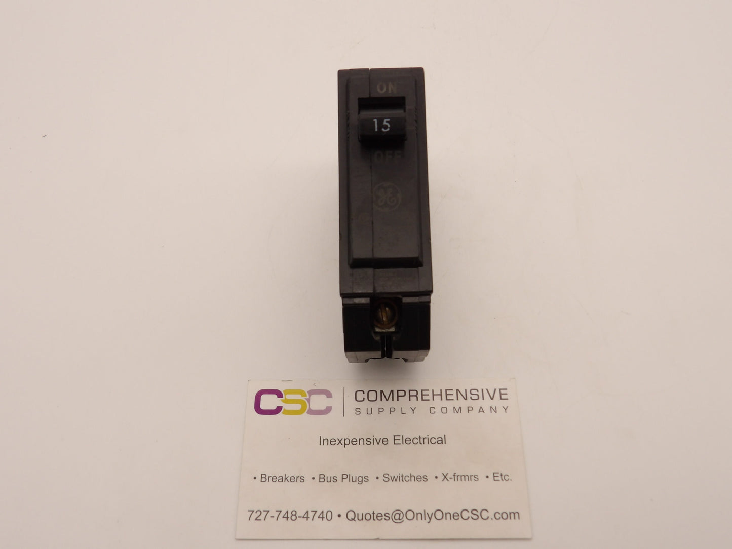 THQB1115 - GE 15A Amp 1P Pole 10kA@120/240V Bolt On Circuit Breaker