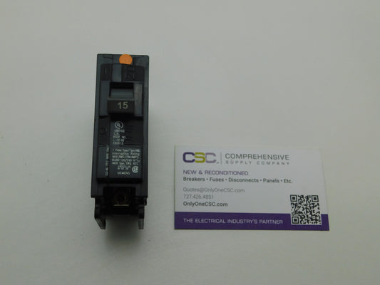 B115HH - Siemens 15A Amp 1P Pole 65kA@120/240V Bolt On Circuit Breaker