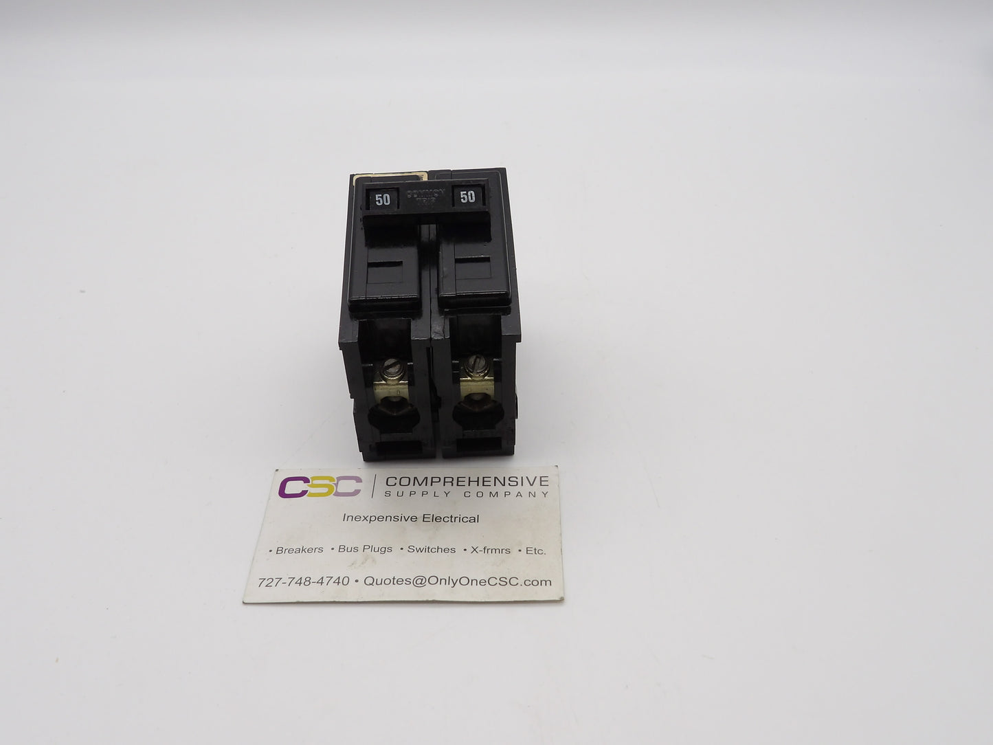 BAB2050 - Cutler Hammer 50A Amp 2P Pole 10kA@120/240V Bolt On Circuit Breaker