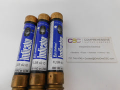 FLSR40ID - Littelfuse 40A Amp 600V Class Rk5 Time Delay Cartridge Fuse- 3 Pk W/Indicator