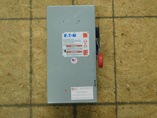 DH261UGK - Eaton 30A Amp 2P Pole 600V Nema 1 Non-Fusible Safety Switch