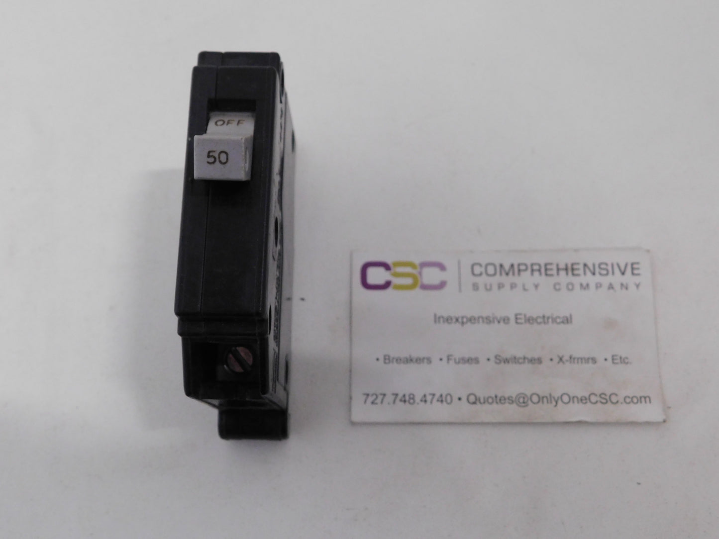 CHB150 - Cutler Hammer 50A Amp 1P Pole 10kA@120/240V Bolt On Circuit Breaker