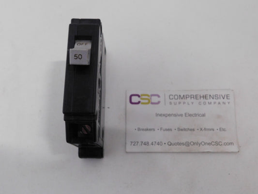 CHB150 - Cutler Hammer 50A Amp 1P Pole 10kA@120/240V Bolt On Circuit Breaker