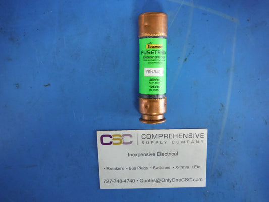 FRN-R-60 - Bussmann 60A Amp 250V Class Rk5 Fusetron Time Delay Cartridge Fuse