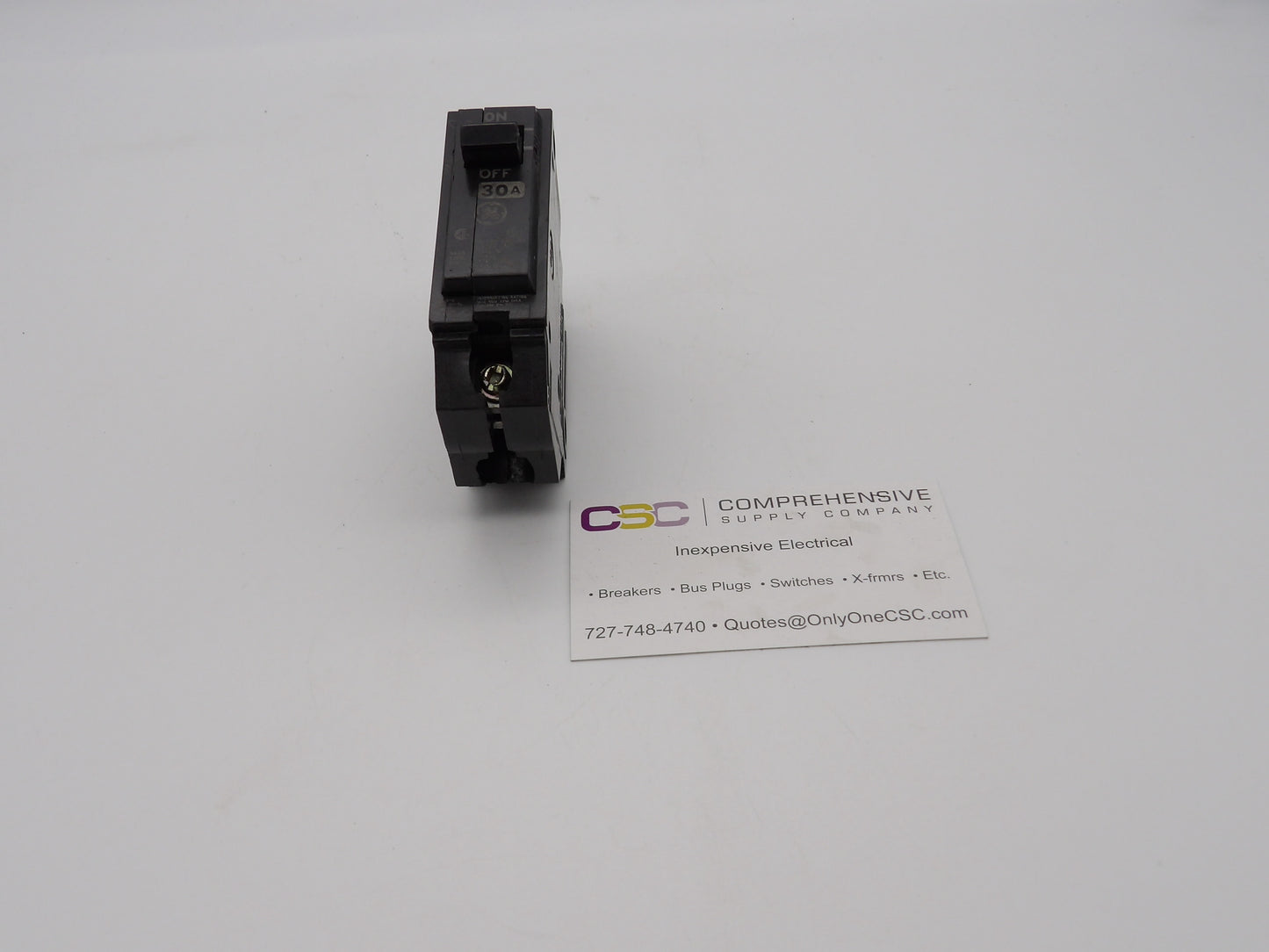 THQB1130 - GE 30A Amp 1P Pole 10kA@120/240V Bolt On Circuit Breaker