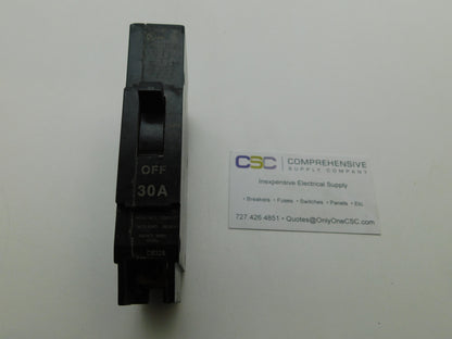 TEY130 - GE 30A Amp 1P Pole 14kA@277V Bolt On Circuit Breaker
