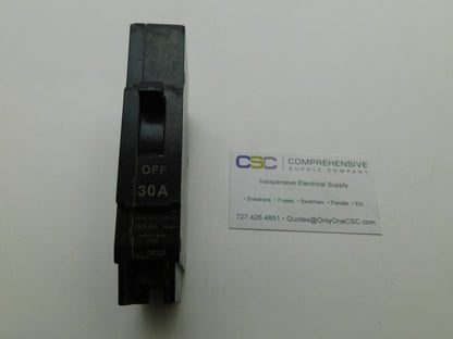 TEY130 - GE 30A Amp 1P Pole 14kA@277V Bolt On Circuit Breaker