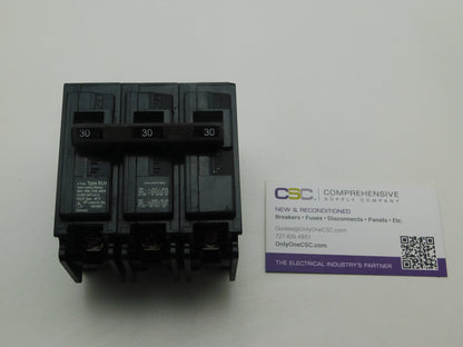 B330H - Siemens 30A Amp 3P Pole 22kA@120/240V Bolt On Circuit Breaker - Older Series