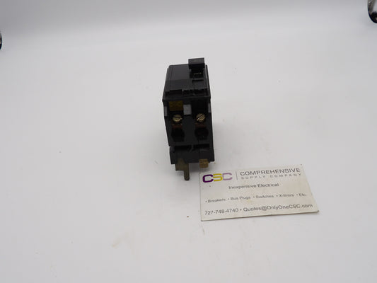 QO240 - Square D 40A Amp 2P Pole 10kA@120/240V Plug On Black Circuit Breaker - W/Peg