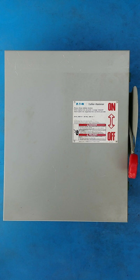 DH661UDK - Cutler Hammer 30A Amp 6P Pole 600V Non Fusible Nema 3R Safety Switch