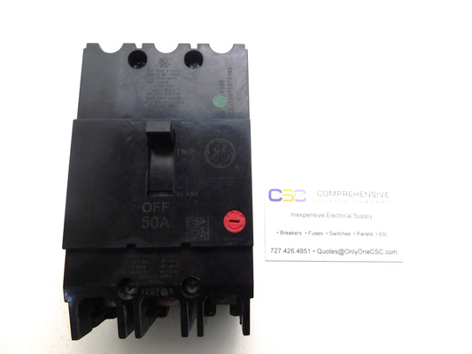 TEY350 - GE 50A Amp 3P Pole 14kA@480/277V Bolt On Circuit Breaker