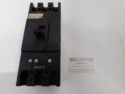 TFJ236150 - GE 150A Amp 3P Pole 600V 22kA@480V Bolt On Circuit Breaker