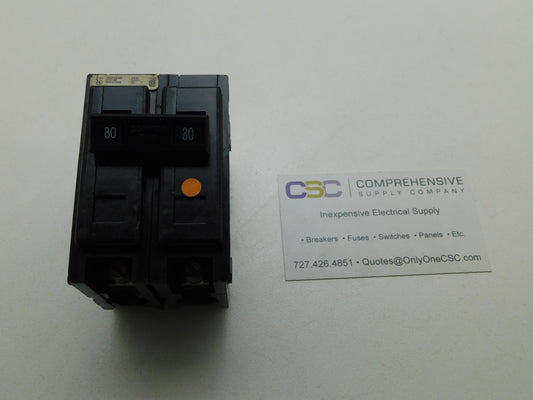 BAB2080 - Eaton 80A Amp 2P Pole 10kA@240V Bolt On Circuit Breaker