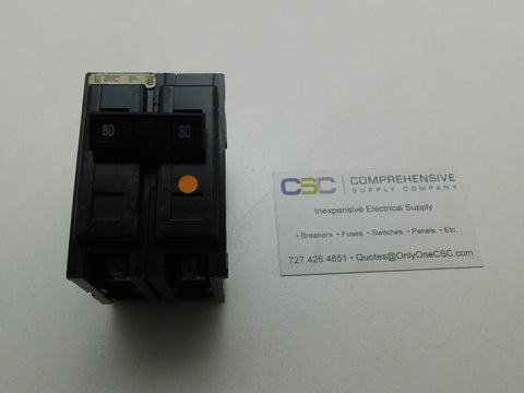 BAB2080 - Eaton 80A Amp 2P Pole 10kA@240V Bolt On Circuit Breaker