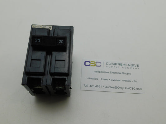 BAB2020H - Cutler Hammer 20A Amp 2P Pole 10kA@240V Bolt On Circuit Breaker