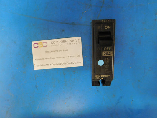 THQB1120 - GE 20A Amp 1P Pole 10kA@120/240V Bolt On Circuit Breaker
