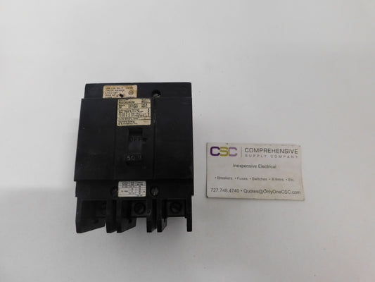 BQCH3B050 - Siemens 50A Amp 3P Pole 14kA@277/480V Bolt On Circuit Breaker