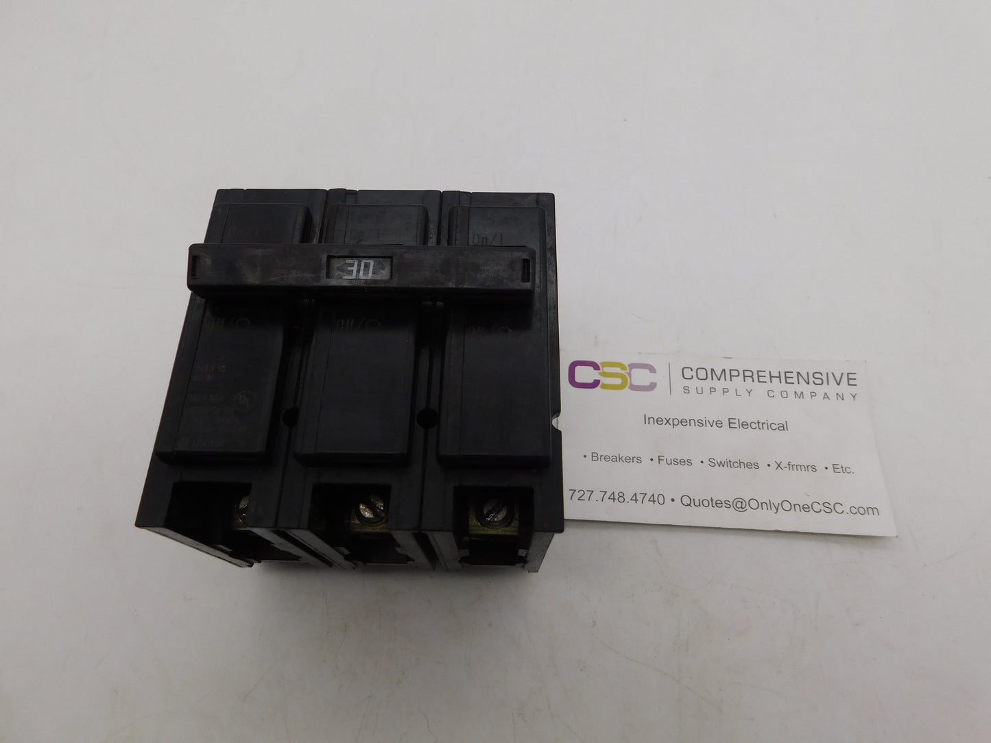 TB330 - T & B 30A Amp 3P Pole 10kA@240V Plug On Circuit Breaker