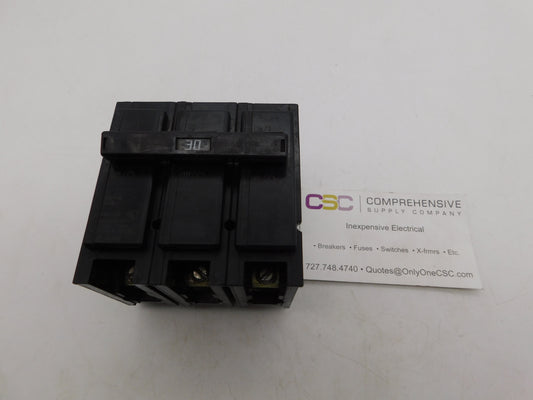 TB330 - T & B 30A Amp 3P Pole 10kA@240V Plug On Circuit Breaker