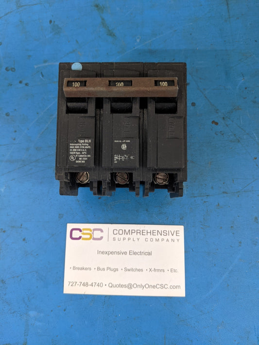 B3100H - Siemens 100A Amp 3P Pole 22kA@240V Bolt On Circuit Breaker