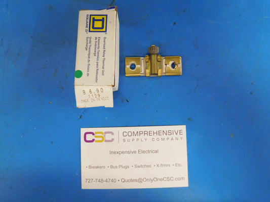 B 6.90 - Square D Overload Relay Thermal Unit B 6.90