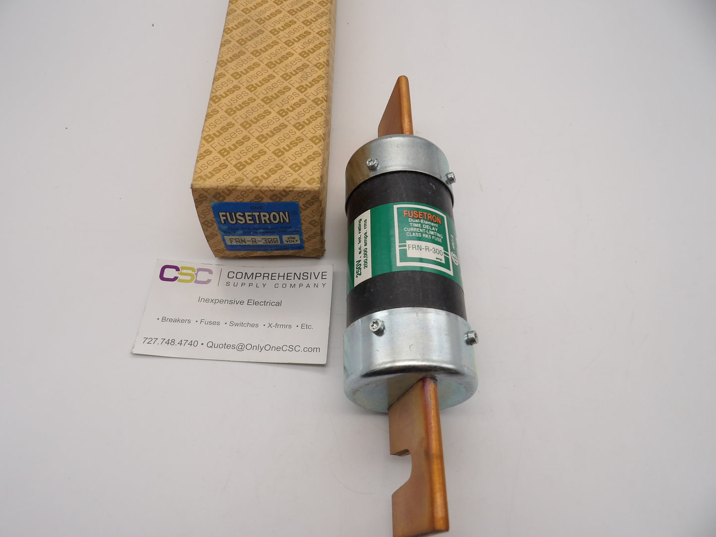FRN-R-300 - Bussmann 300A Amp 250V Class Rk5 Fusetron Time Delay Blade Fuse