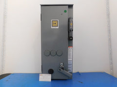 8538SCA44V81FF4H300T - Square D Fusible Disconnect Nema 1 480V Combination Motor Starter W/120V Coil & Nema 3R Enclosure