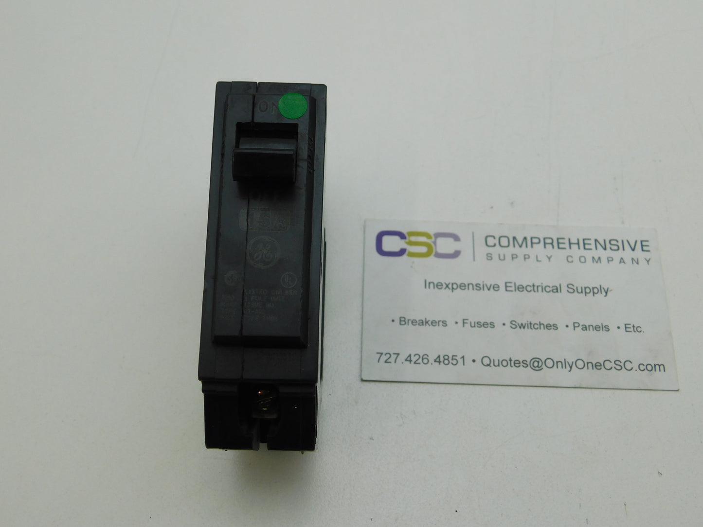 THQB1115 - GE 15A Amp 1P Pole 10kA@120/240V Bolt On Circuit Breaker