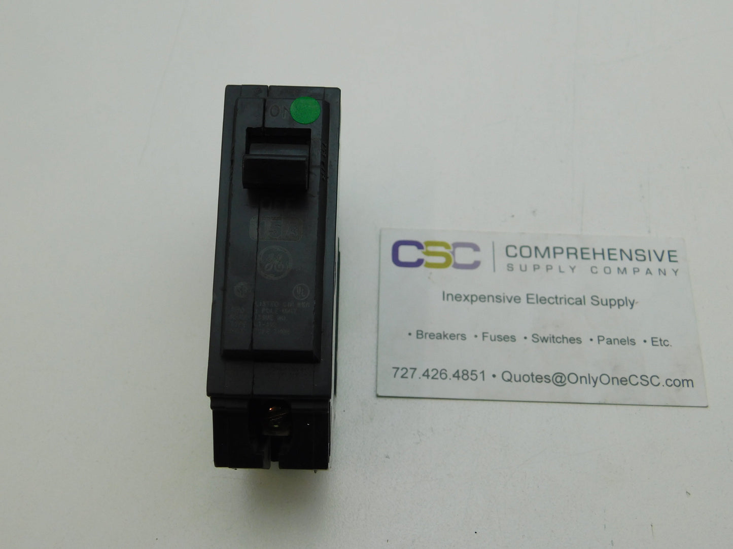 THQB1115 - GE 15A Amp 1P Pole 10kA@120/240V Bolt On Circuit Breaker