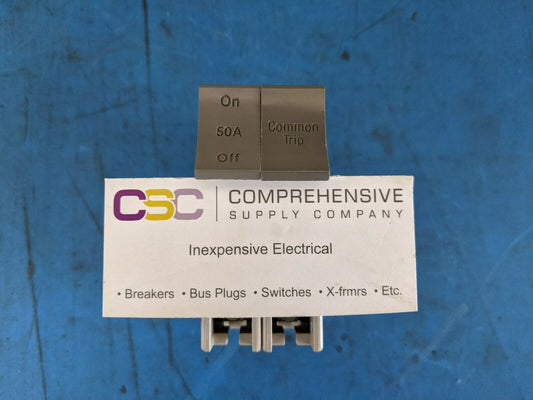 SDT250 - Trilliant 50A Amp 2P Pole 10kA@120/240V Plug On Circuit Breaker