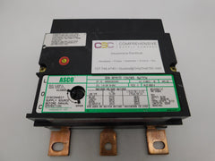 920322530 - Asco 225A Amp 3P Pole 600V Bolt On Remote Control Switch W/120V Coil