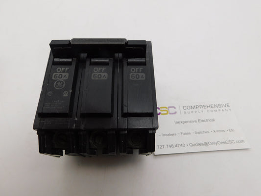THQB32060 - GE 60A Amp 3P Pole 10kA@240V Bolt On Circuit Breaker