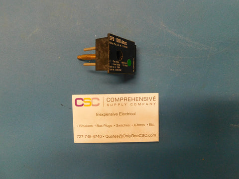 12SPB1000 - Westinghouse 1000A Rating Plug 1200A Frame For Spb Series Circuit Breakers