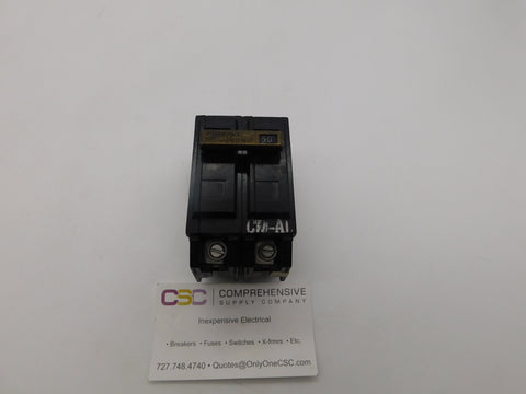 TQL2150 - GE 50A Amp 2P Pole 10kA@120/240V Plug On Circuit Breaker - Older Series