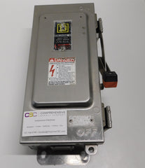H361DS - Square D 30A Amp 3P Pole 600V Nema 4/4X Fusible Heavy Duty Stainless Steel Safety Switch