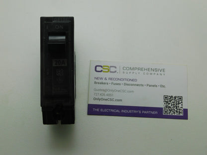 THHQB1120LM - GE 20A Amp 1P Pole 22kA@120/240V Bolt On Circuit Breaker