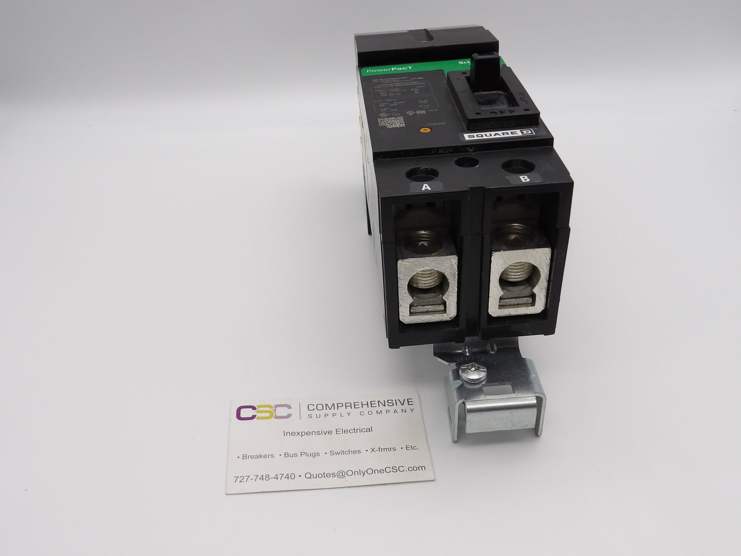 QDA222001 - Square D 200A Amp 2P Pole 25kA@240V Ab I-Line Plug On Powerpact Circuit Breaker