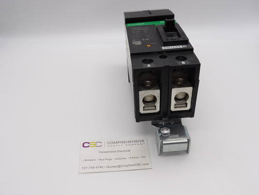 QDA222001 - Square D 200A Amp 2P Pole 25kA@240V Ab I-Line Plug On Powerpact Circuit Breaker
