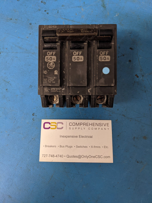 THQB32050 - GE 50A Amp 3P Pole 10kA@240V Bolt On Thqb Circuit Breaker