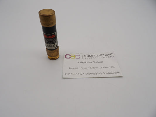 FRS-R-50-RE - Bussmann 50A Amp 600V Class Rk5 Fusetron Time Delay Cartirdge Fuse - 3Pk