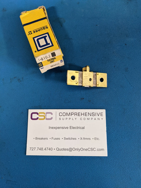 B10.2 - Square D Overload Relay Thermal Unit B10.2