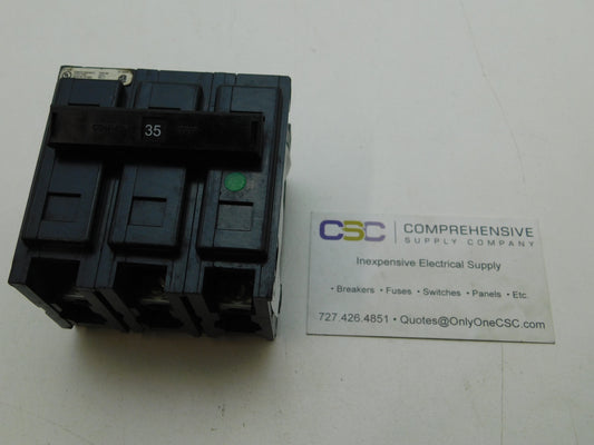 BAB3035H - Eaton 35A Amp 3P Pole 10kA@240V Bolt On Circuit Breaker
