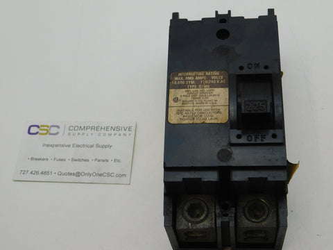 Q2M2225MB - Square D 225A Amp 2P Pole 10kA@120/240V Bolt On Circuit Breaker